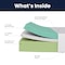 Flash Furniture Cloud Green Tea Cooling Gel 3-Layer Memory Foam 10in. King Mattress in a Box, Washable Cover CL-MFB3L-10-K-GG - alternate 7